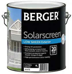 solarscreen exterior 4 litres